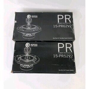 Memphis Car Audio Speakers 15-PR62V2 PR52V2 Two-Way Coaxial Speakers Set
